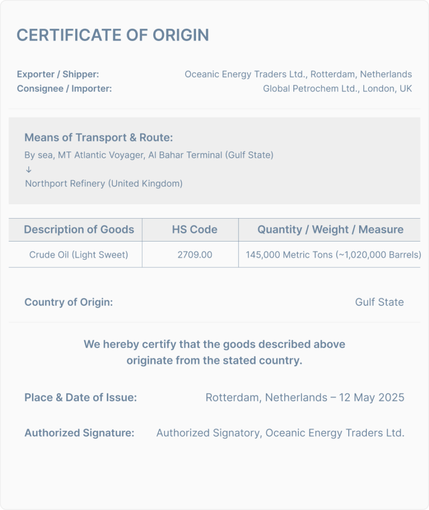 What Is a Certificate of Origin (COO)?