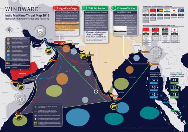 India Maritime Threat Map