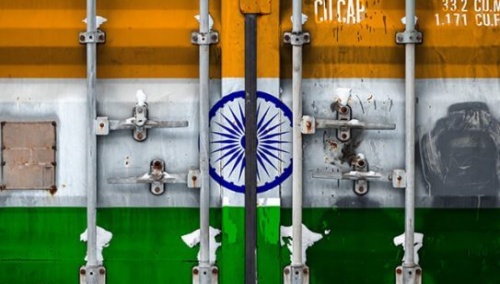 Container India Flag Closeup Exports Imports Goods Delivery News 543x413 1