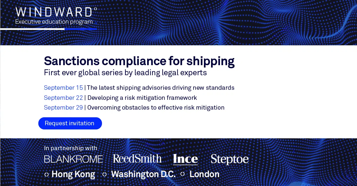 Executive education series: Sanctions compliance for shipping