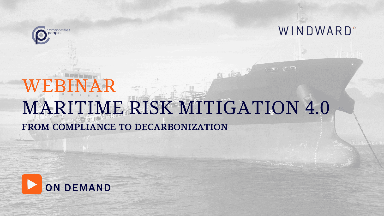 [On demand webinar] Maritime risk mitigation 4.0 - From compliance to decarbonization