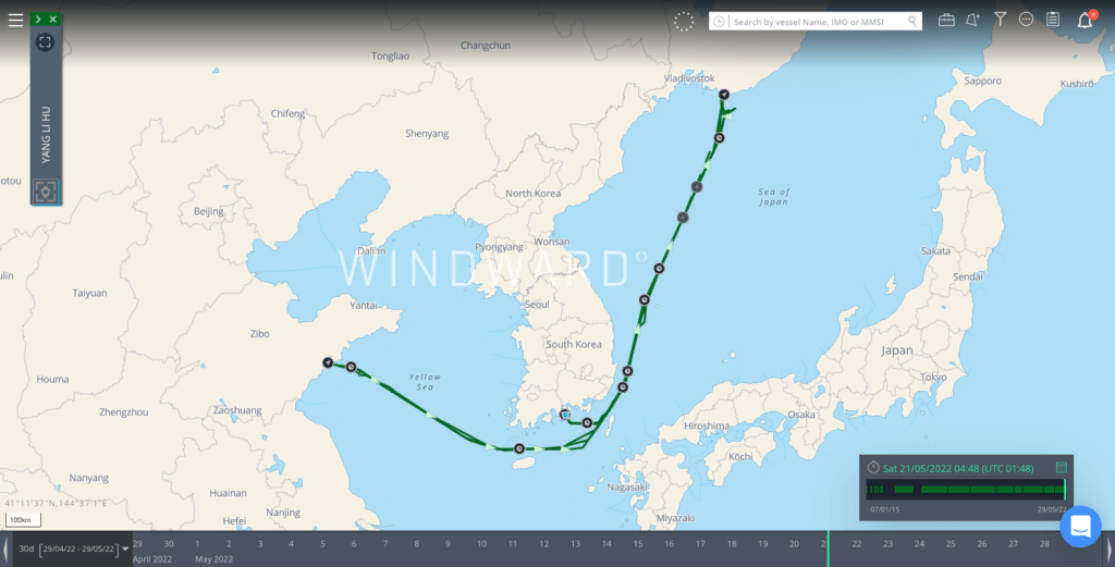 Image 5 Yang Li Hus path between Russia China and South Korea 1