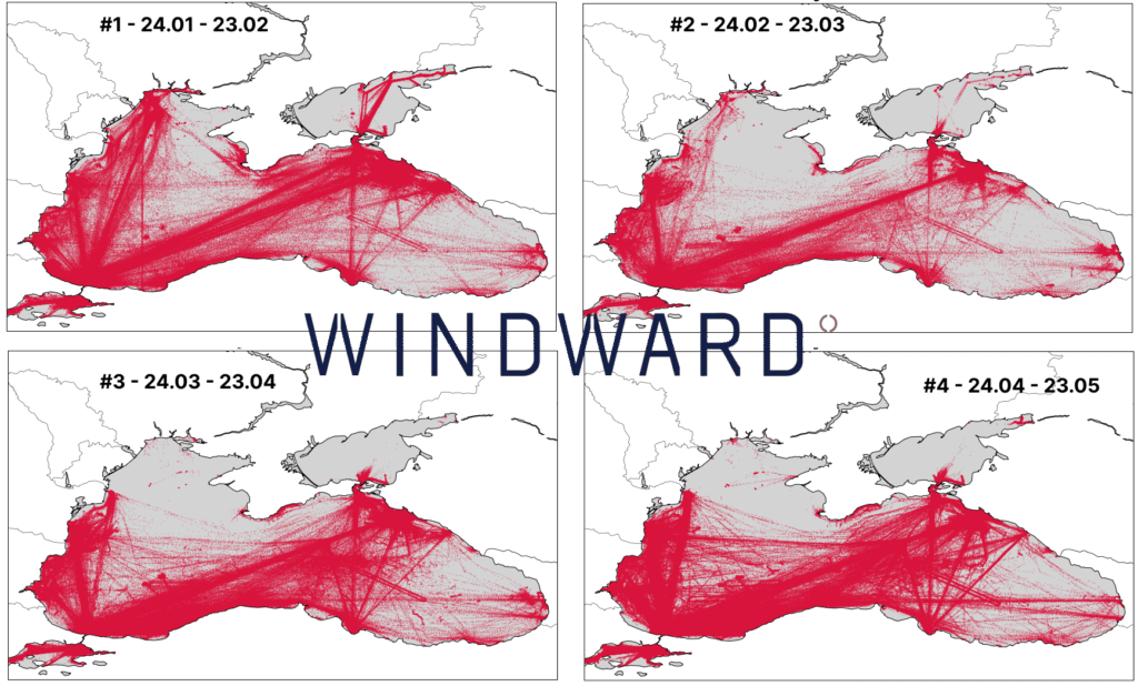 Image 7 Trade flow shifts in the Black Sea – month by month view since the beginning of 2022 1