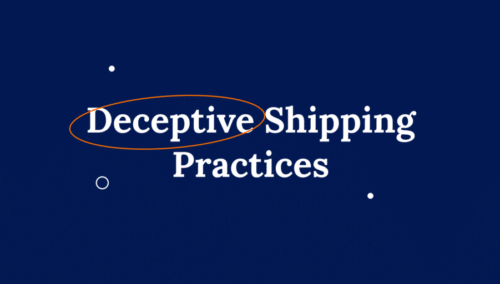 Deceptive shipping practices