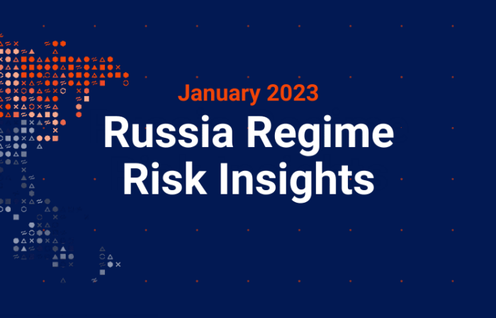 Russia Regime Risk Insights-January 2023 header