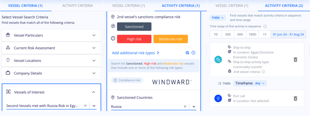 Vessel criteria