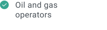 Oil and gas operators