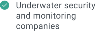 Underwater security and monitoring companies