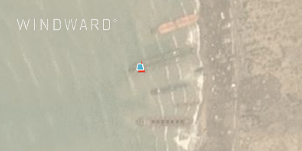 The Palau-flagged vessel in Gadani scrapyard on June 30, 2018
