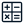 Menu icon calculator 24x24px