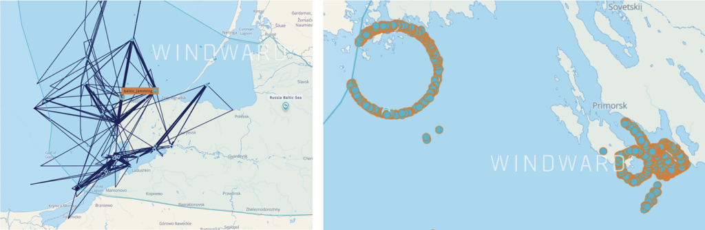 Baltic Sea jamming patterns