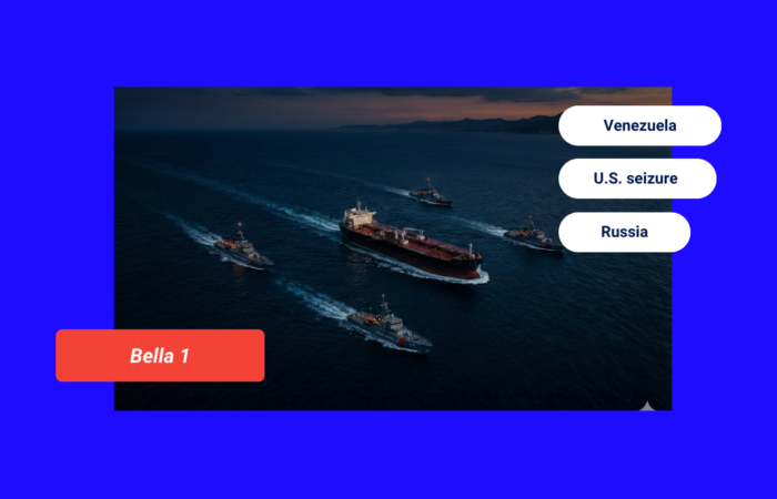 Tanker Evading Venezuela Blockade Paints Russian Flag as U.S. Pursuit Continues