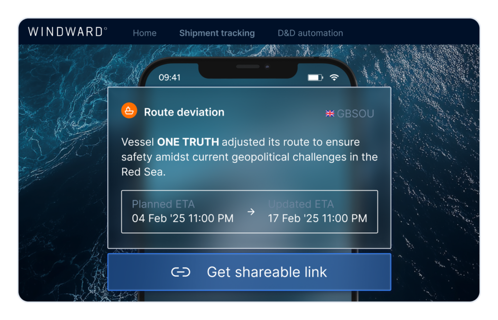 Optimize shipment operations with Container Tracking