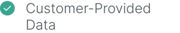 Customer-Provided Data