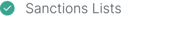 Sanctions Lists
