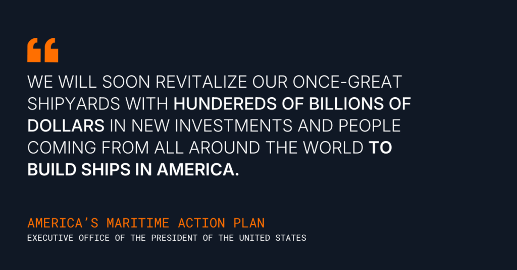 Top 5 Takeaways from America’s Maritime Action Plan