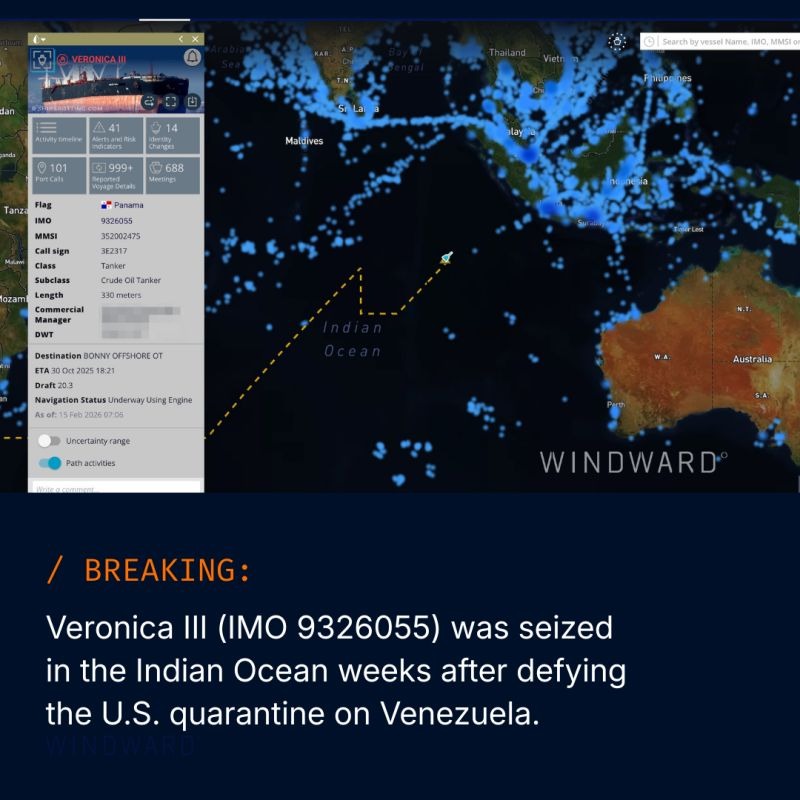 Veronica II Windward Maritime AI™