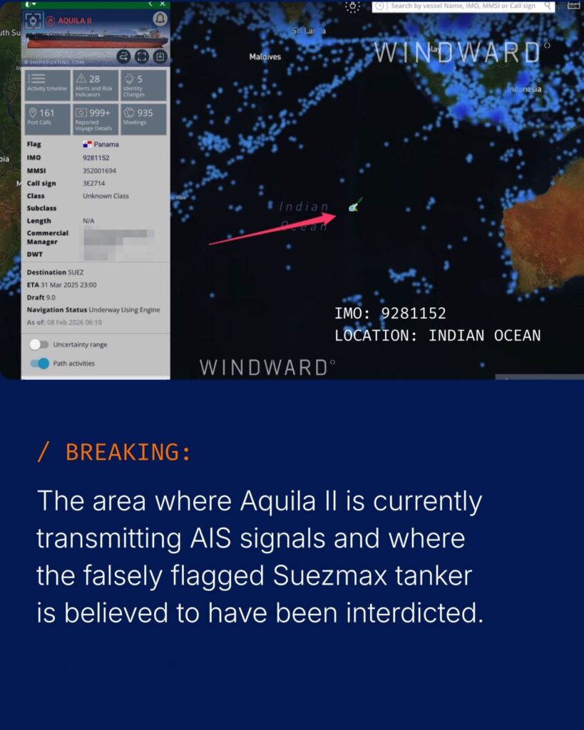 Aquilla II Windward Maritime AI™