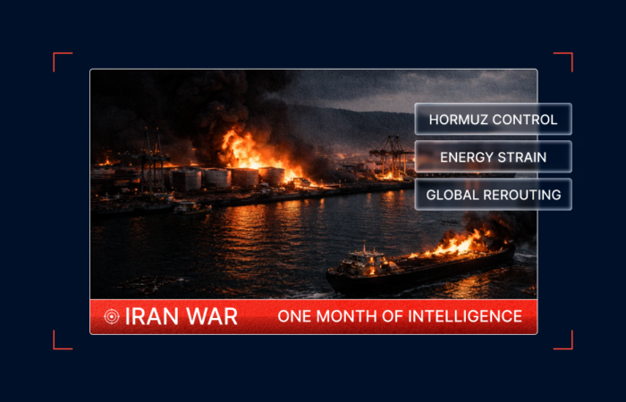 A Month Into the Iran War: Maritime Trade Rewrites Itself