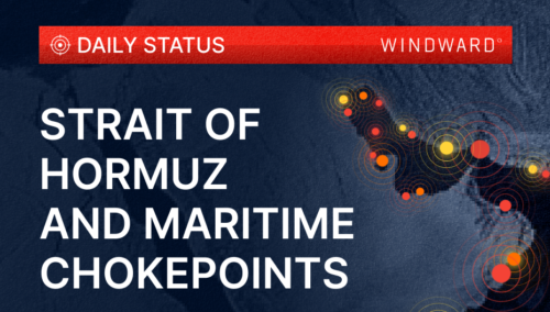 Live intelligence on Strait of Hormuz shipping disruptions. 21M barrels/day at risk — AIS vessel tracking data, incident timeline, and supply chain implications.
