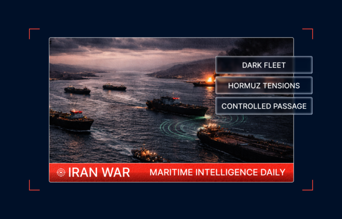 Daily maritime intelligence update: Strait of Hormuz transits rise, Oman ships avoid IRGC corridor, and sanctioned tanker activity increases.