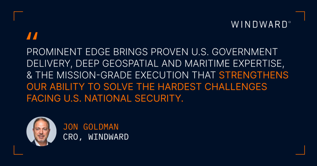 Windward Acquires Prominent Edge for U.S. Defense Security