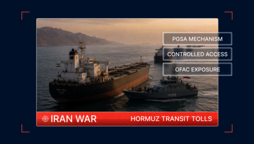 Iran's Hormuz Transit Toll Mechanism & What It Means at Sea