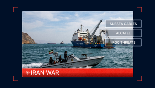 Alcatel Pauses Gulf Cable Repairs as Iran Demands 'Protection Fees'