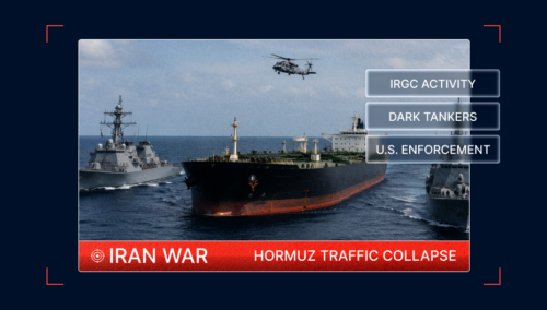 Hormuz Traffic Falls as Military Pressure Intensifies