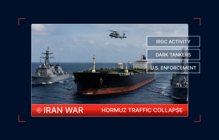 Hormuz Traffic Falls as Military Pressure Intensifies