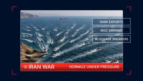 Strait of Hormuz Traffic Near Zero as Dark Exports Continue