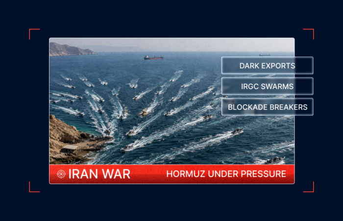 Strait of Hormuz Traffic Near Zero as Dark Exports Continue