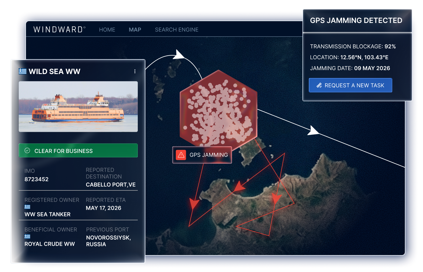 MARITIME INTELLIGENCE THAT HOLDS WHEN GPS DOESN'T.