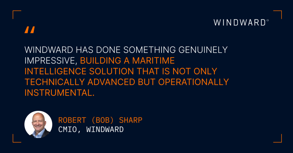 Windward Names Robert (Bob) Sharp Chief Maritime Intelligence Officer