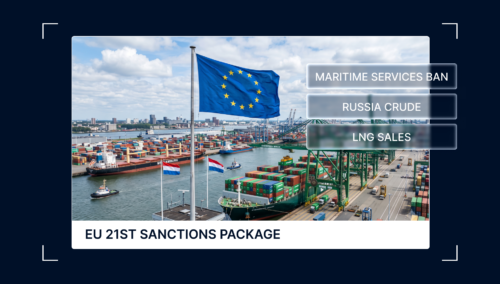 EU's 21st sanctions package drops the full maritime services ban, keeping European shipowners in Russian oil under the price cap.