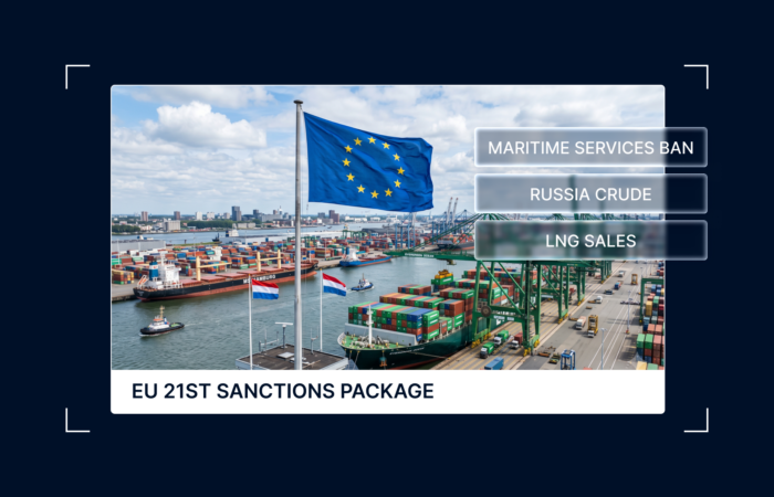 EU's 21st sanctions package drops the full maritime services ban, keeping European shipowners in Russian oil under the price cap.