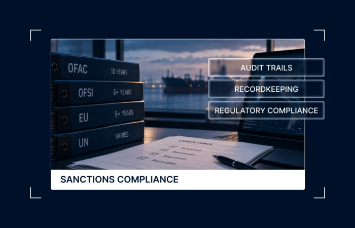 Sanctions Audit Trails and What Four Regulators Require