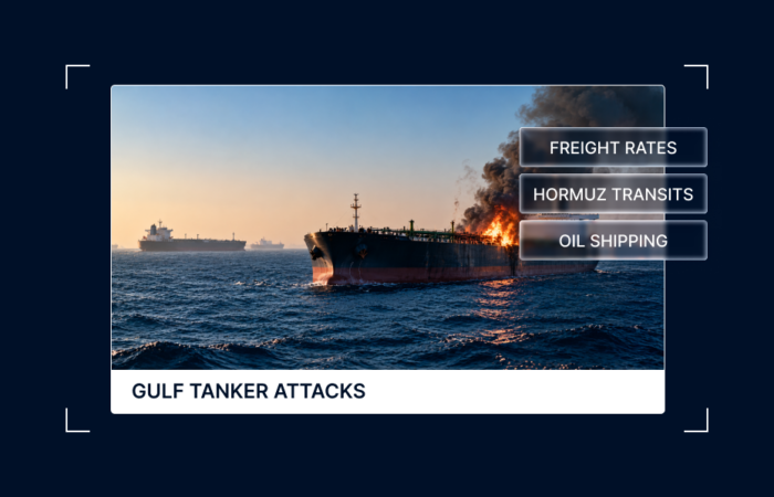 Tanker Attacks Spread Beyond Hormuz as Gulf Freight Soars